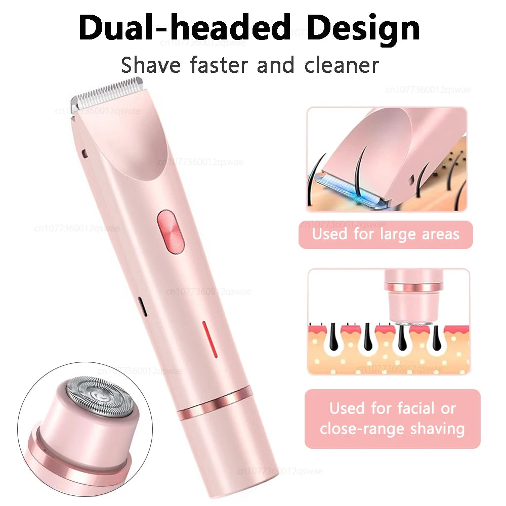 Electric Shaver for Woman Double Head
