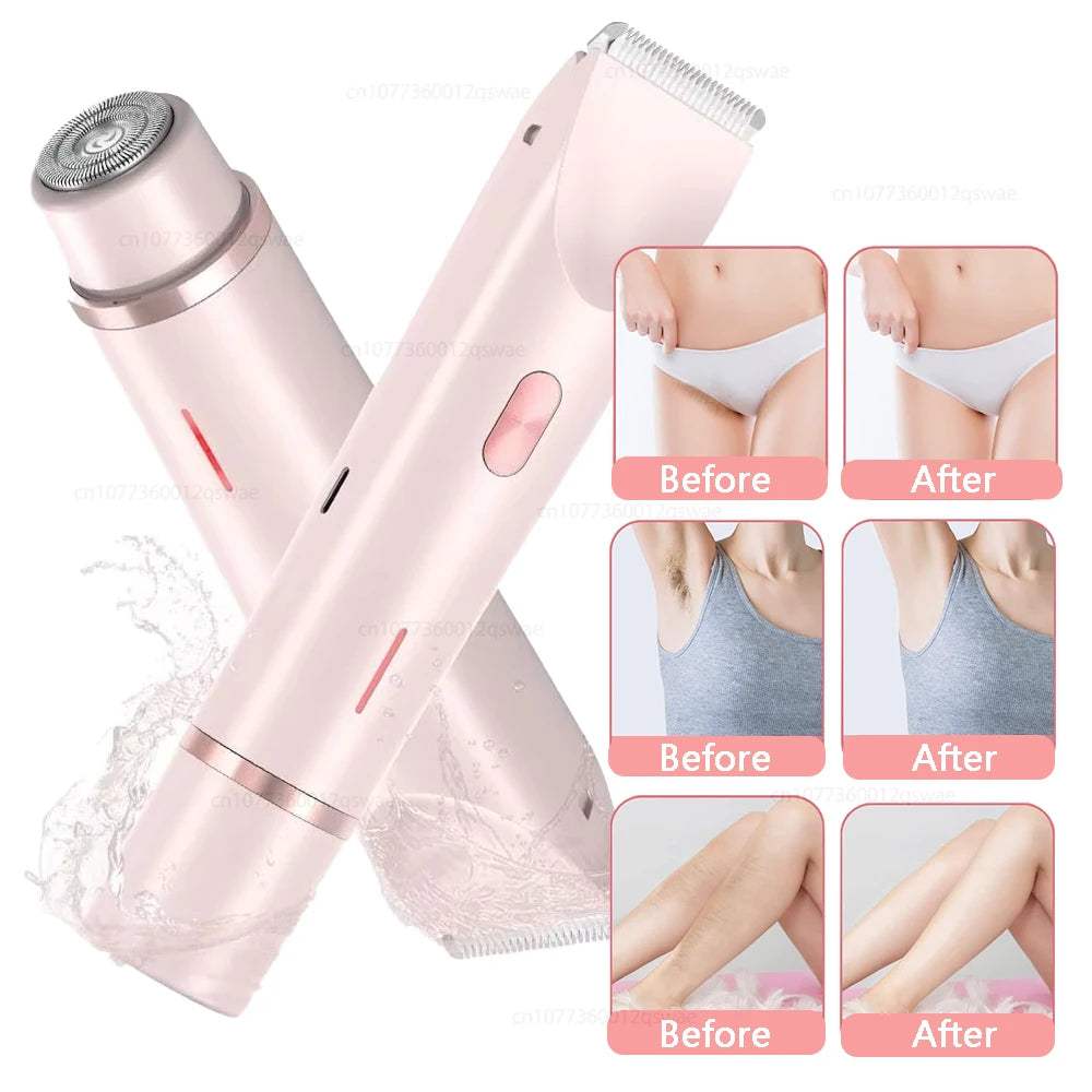 Electric Shaver for Woman Double Head
