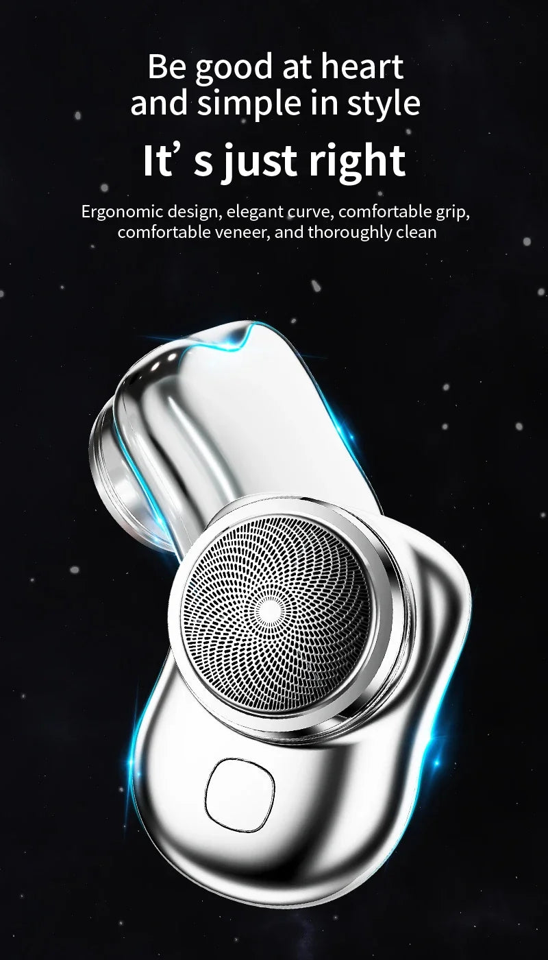 Mini electric shaver for men ipx7 waterproof