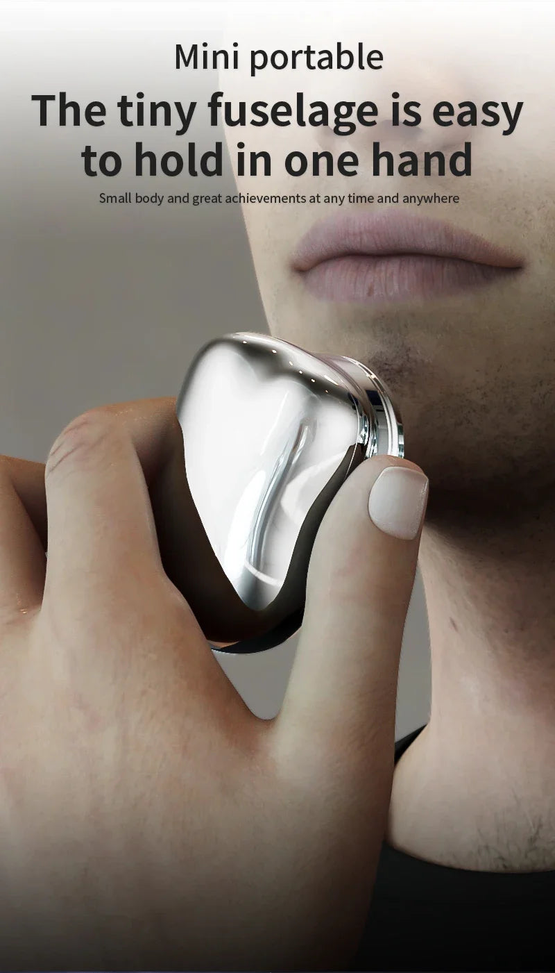 Mini electric shaver for men ipx7 waterproof