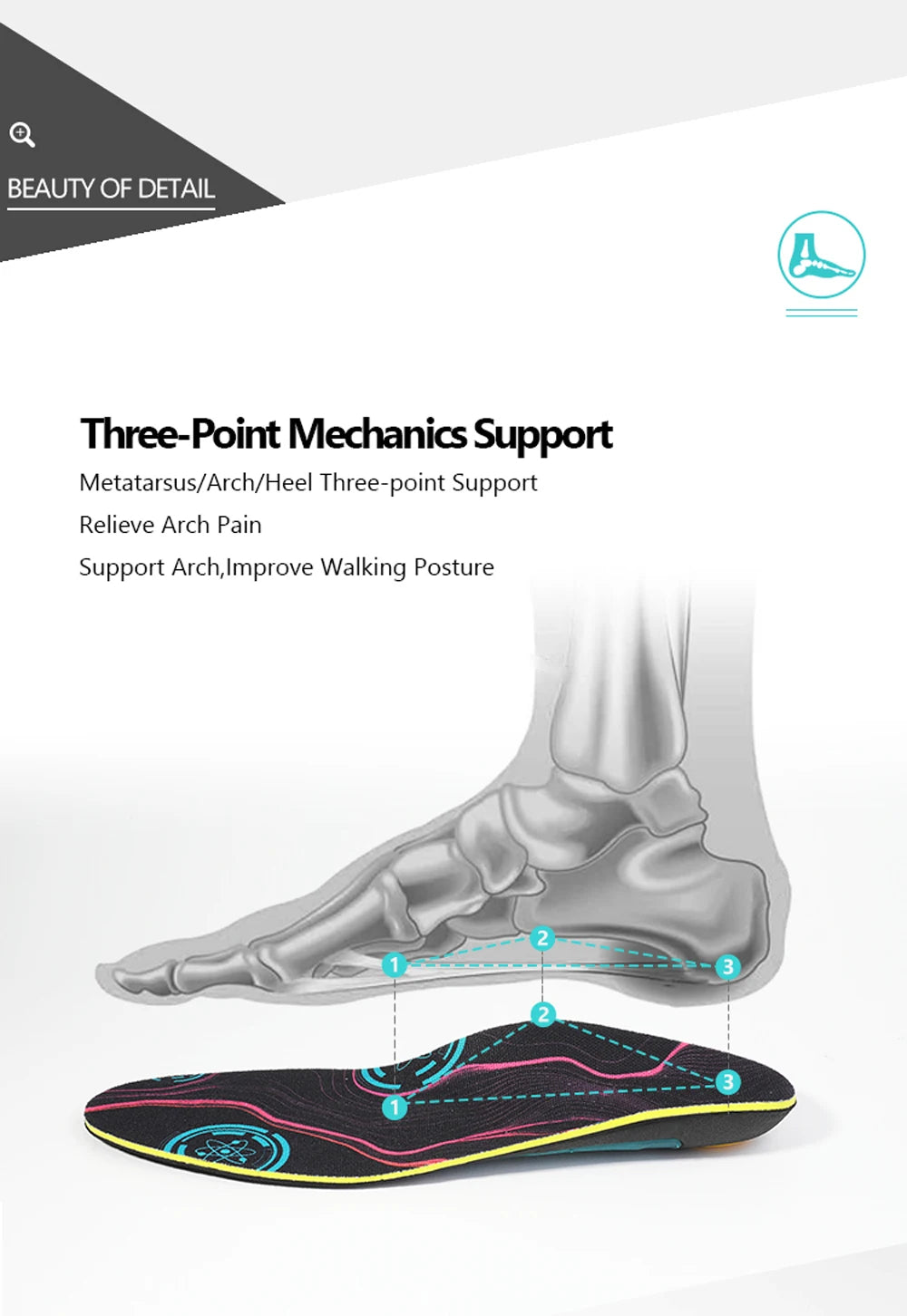VALSOLE Heavy Duty Support Pain Relief Orthotics