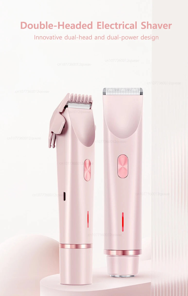 Electric Shaver for Woman Double Head