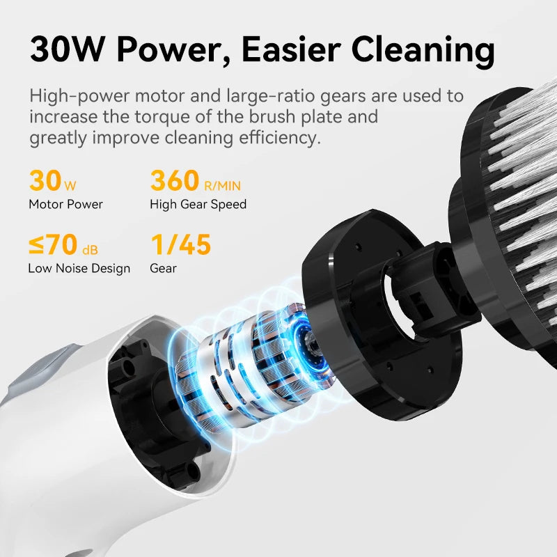 Cordless Electric Cleaning Brush 7-in-1 Bathroom Window Electric Spin Cleaner Kitchen Toilet