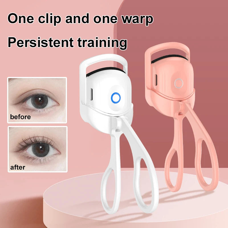Heated Eyelashes Curler Portable USB Rechargeable