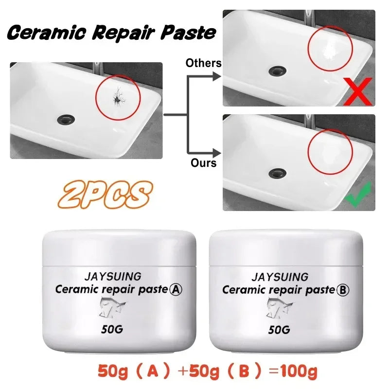 White wall repair paste quick 250g drying lon