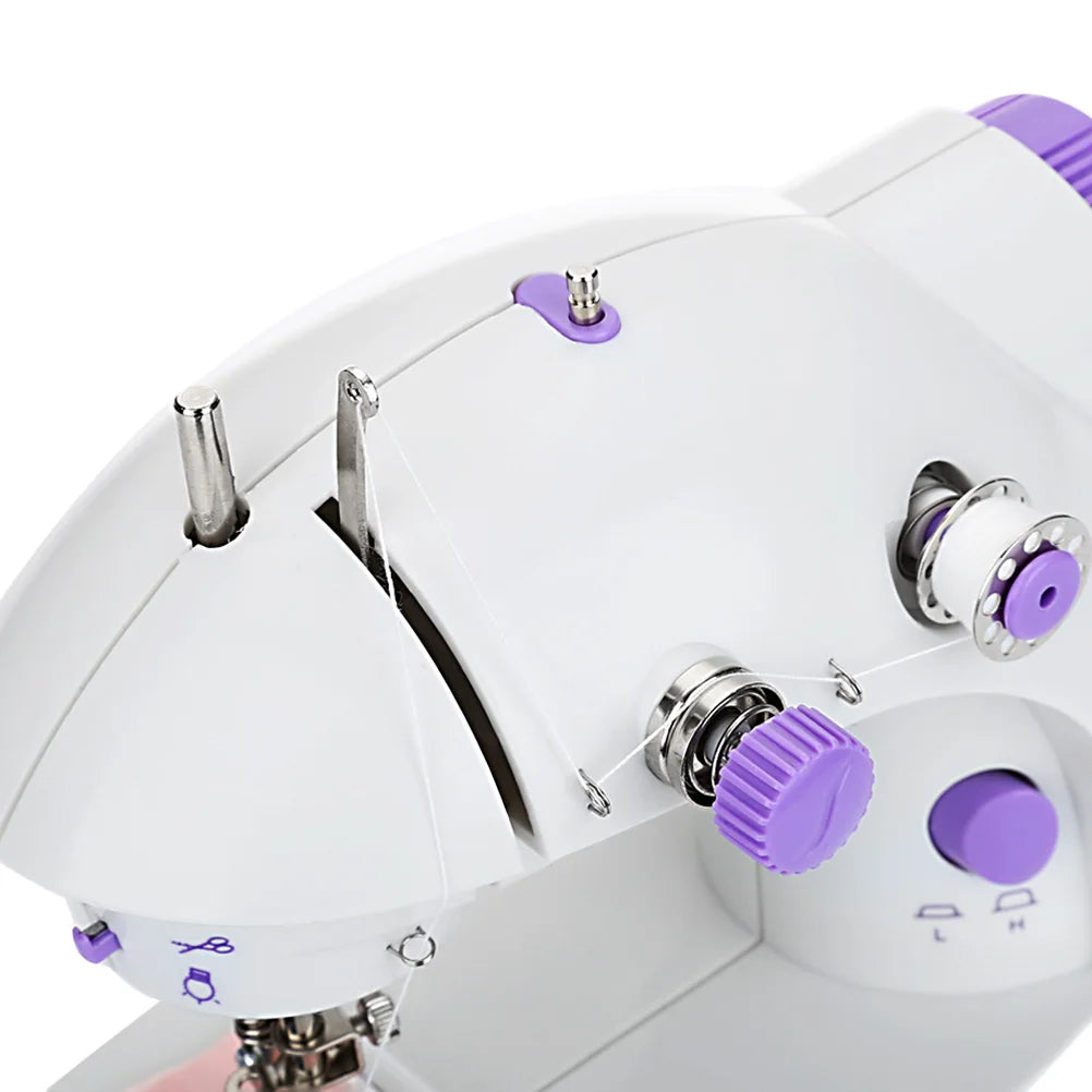 Mini Electric Sewing Machine Home Small Double Speed