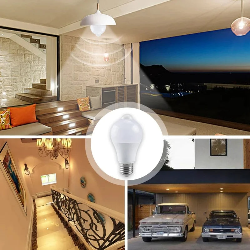 Motion Sensor LED Light Bulb