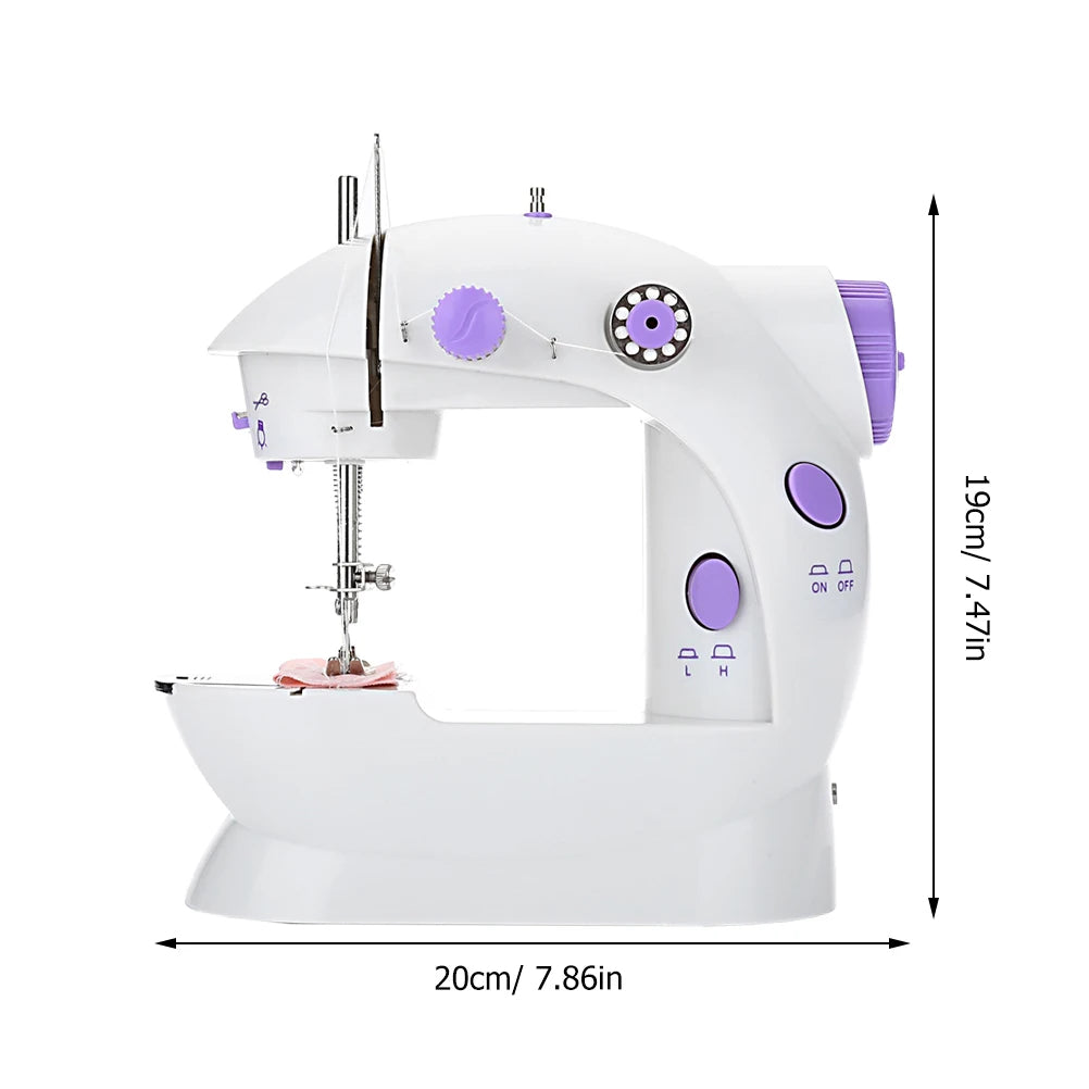 Mini Electric Sewing Machine Home Small Double Speed