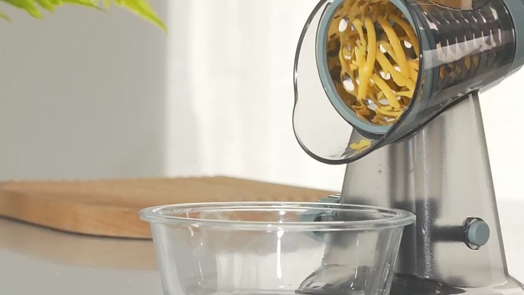 3 in 1 Rotary Cheese Grater Versatile Manual Vegetable Slicer