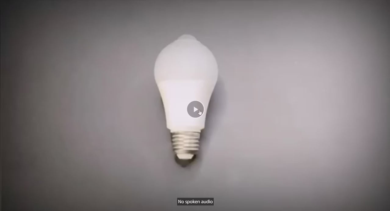 Motion Sensor LED Light Bulb